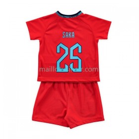 Maillot de Foot Angleterre Saka 25 Extérieur Coupe du monde 2022 - Enfant